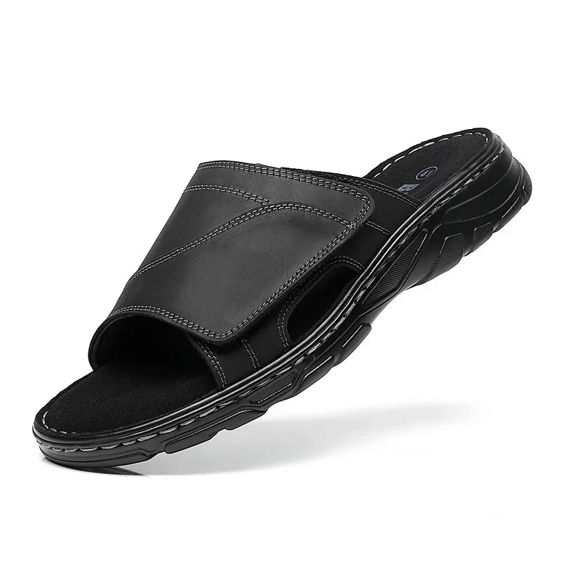 Sandália Masculina em Couro Malibu