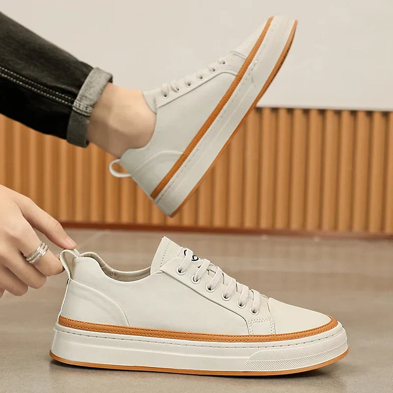 Tênis Casual Masculino em Couro Rafferty