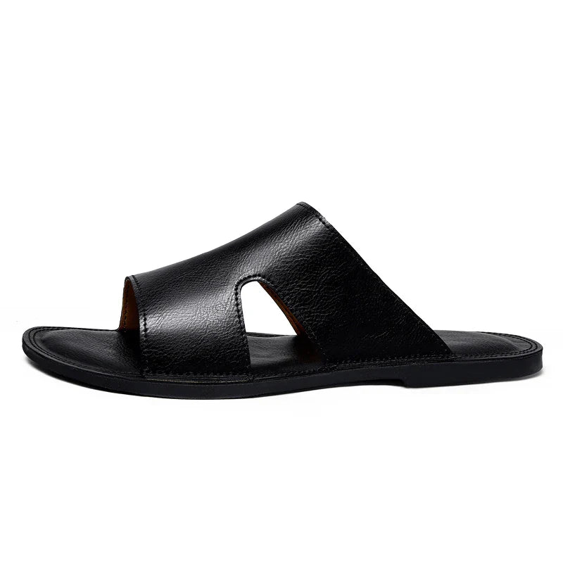 Sandália Masculina em Couro Bourbon