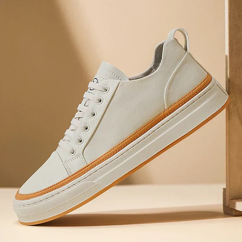 Tênis Casual Masculino em Couro Rafferty