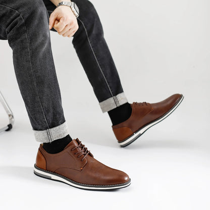 Sapato Oxford Casual em Couro Humpfrey