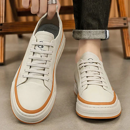 Tênis Casual Masculino em Couro Rafferty