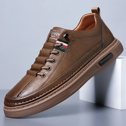 Tênis Casual Masculino em Couro Axel