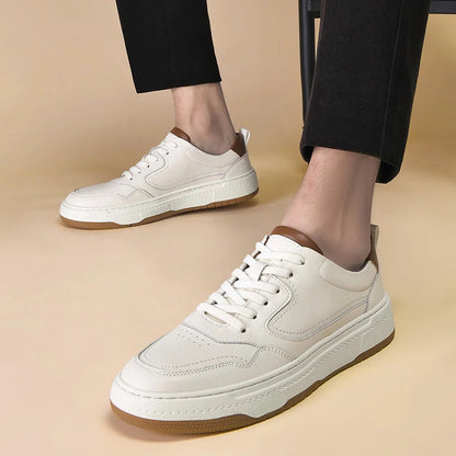 Tênis Casual Masculino em Couro Magnus