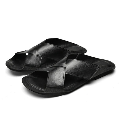 Sandália Masculina em Couro Frangelico