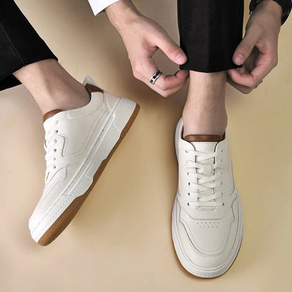 Tênis Casual Masculino em Couro Magnus