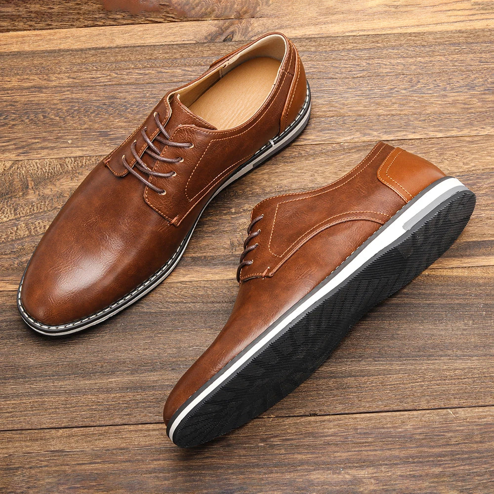 Sapato Oxford Casual em Couro Humpfrey