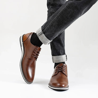 Sapato Oxford Casual em Couro Humpfrey
