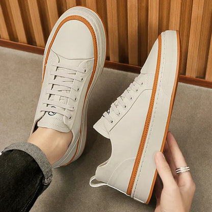 Tênis Casual Masculino em Couro Rafferty