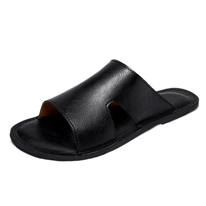 Sandália Masculina em Couro Bourbon