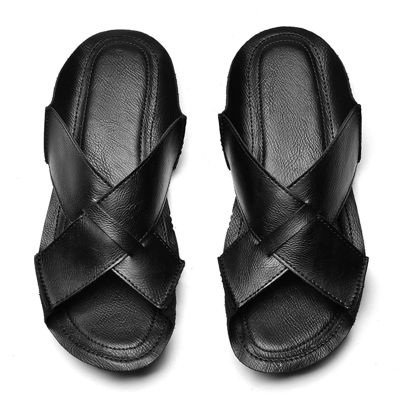 Sandália Masculina em Couro Frangelico