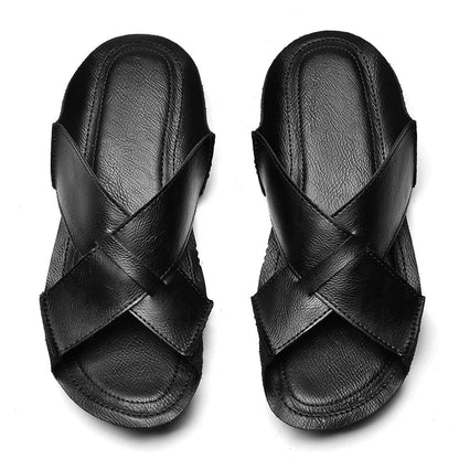 Sandália Masculina em Couro Frangelico
