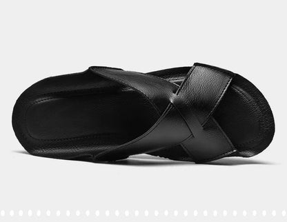 Sandália Masculina em Couro Frangelico