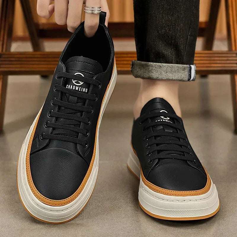 Tênis Casual Masculino em Couro Rafferty