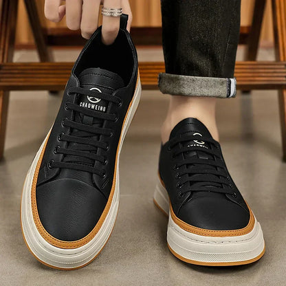 Tênis Casual Masculino em Couro Rafferty
