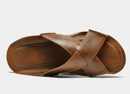 Sandália Masculina em Couro Frangelico