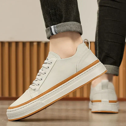 Tênis Casual Masculino em Couro Rafferty