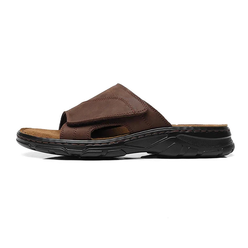 Sandália Masculina em Couro Malibu