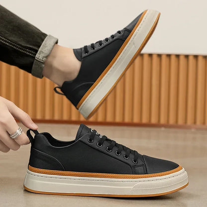 Tênis Casual Masculino em Couro Rafferty