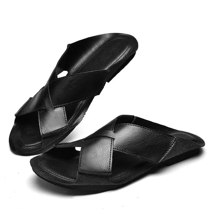 Sandália Masculina em Couro Frangelico