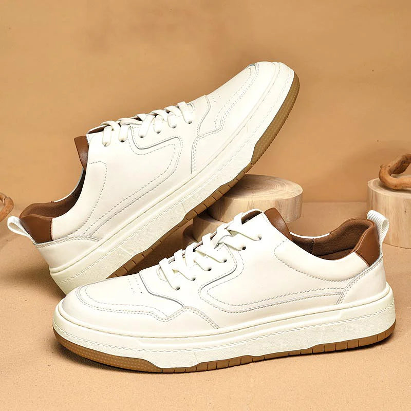Tênis Casual Masculino em Couro Magnus