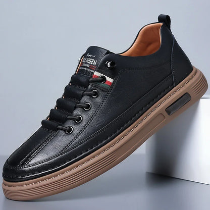 Tênis Casual Masculino em Couro Axel
