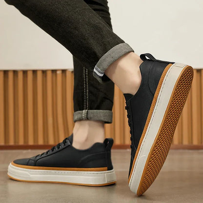 Tênis Casual Masculino em Couro Rafferty