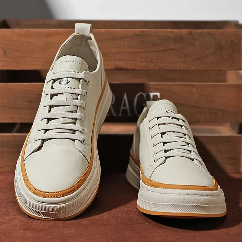 Tênis Casual Masculino em Couro Rafferty
