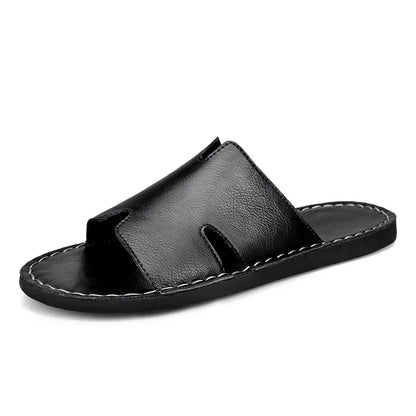 Sandália Masculina em Couro Cognac