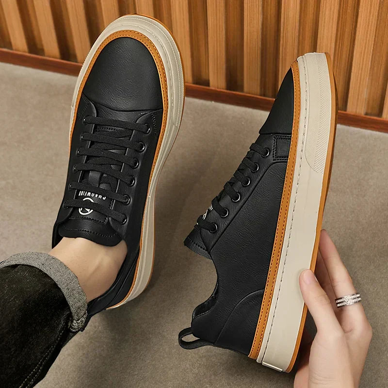 Tênis Casual Masculino em Couro Rafferty