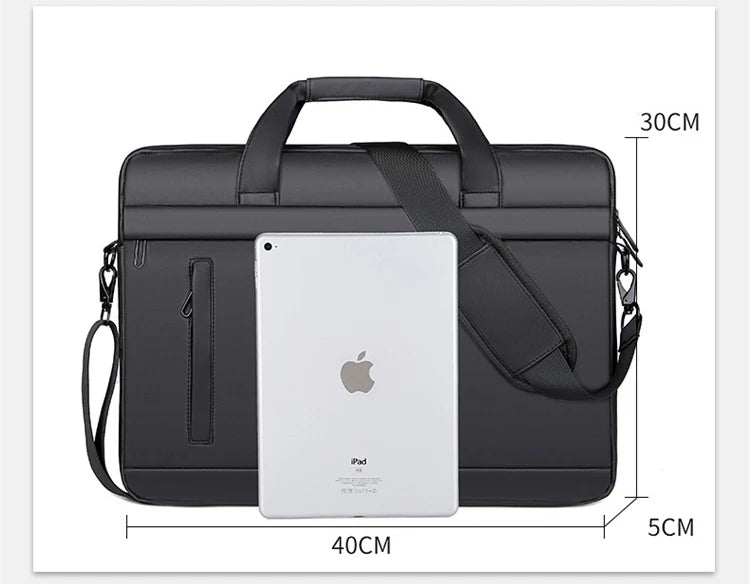 Maleta Executiva Slim para Notebook em Couro Tecnológico Hanover